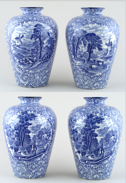 Vases Pair c1920s